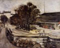 La Halle aux Vins vue depuis la rue de Jussieu Paul Cézanne
